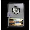 Image 2 : NGC 1944-p Washington Quarter 25c WWII issue Graded Gem Uncirculated ms65