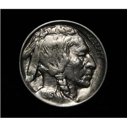 1913-p TY II Buffalo Nickel 5c Grades Almost Uncirculated au58
