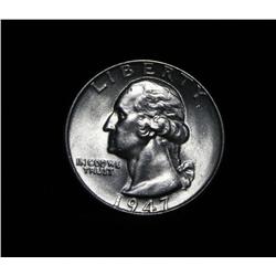 1947-p Washington Quarter 25c Grades Gem uncirculated ms65