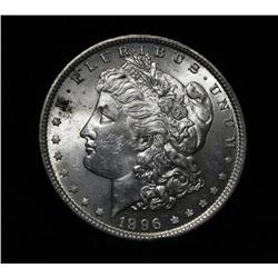 1896-p Morgan Dollar $1 Grades Choice Uncirculated ms64++ PQ