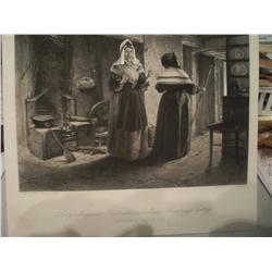 1869 William Douglas Illustration For "Old Mortality" Engraved By John Le Conte