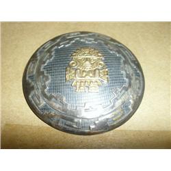 18K Gold & Sterling Silver Aztec Pin