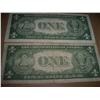 Image 2 : Two 1935 F $1 Silver Certificates