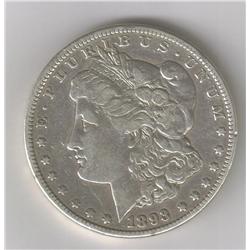 KEY DATE 1893 EF/AU MORGAN SILVER DOLLAR