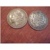 Image 1 : Two 1921 Silver Morgan Dollars