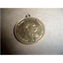 1888 10 Mark German Gold Coin - Mint Mark "A"