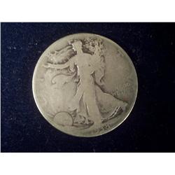 1938-D Silver Half Dollar VF