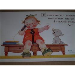 1931 Valentines Postcard Illustrated by Mabel Lucie Atwell, Printed in Great Britain