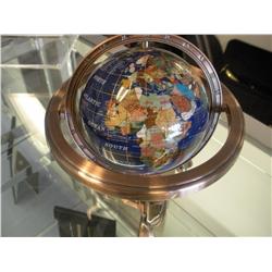 World Globe Made Entirely Of Gemstones