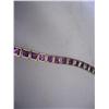 Image 1 : 10K Gold Amethyst Bracelet