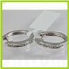 Image 1 : Genuine 0.470 ctw Diamond Earring 18tk Gold-White
