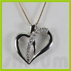 Genuine 0.25ctw Diamond Necklace 14k Gold 2.08 g