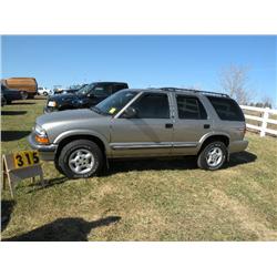 2001 Chev Blazer        SN-1GNDT13W012154932