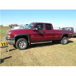 2005 Chev 3500 4x4     SN-1GCHK39225E179350