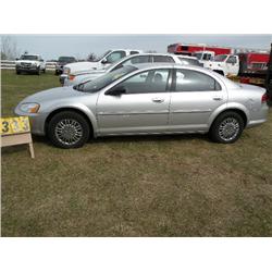 2001 Chrysler Sebring      SN-1C3EL46XX1N726062
