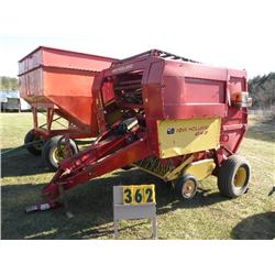 New Holland 848 baler w/monitor