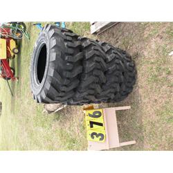 12-16.5 Skid loader tires  SOLD X4