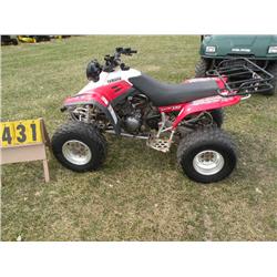 1998 Yamaha 350 Warrior    SN-JY43GDW02WA207787