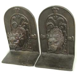 Vintage Cast Iron Bookends
