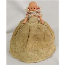 Antique Celluloid Pin Cushion Doll