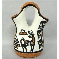 Native American Isleta Wedding Vase by Diane Wade