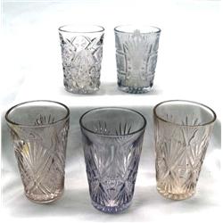 1800s Collection of Sun Purple Glasses