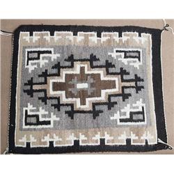Native American Navajo Two Grey Hills Rug by Begay