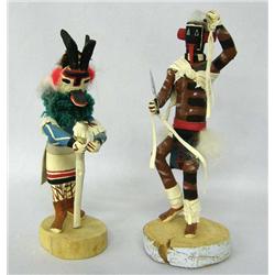Pair of Native American Navajo Kachinas