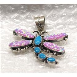 Native American Navajo Dragonfly Pin/Pendant