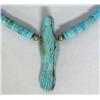 Image 2 : Native American Navajo Turquoise Bird Necklace