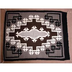 Native American Navajo Two Gray Hills Rug