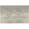 Image 1 : Cut Crystal Cocktail Glasses