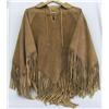 Image 1 : Western Suede Fringed Poncho