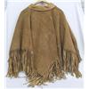 Image 2 : Western Suede Fringed Poncho