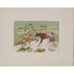 1963 Native American Print By Yel-Ka-Yan