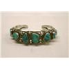 Image 1 : Native American Navajo Silver Turquoise Bracelet