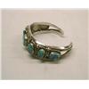 Image 3 : Native American Navajo Silver Turquoise Bracelet