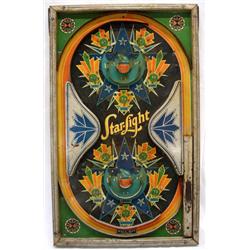 Vintage Table Top Tin Pinball Board