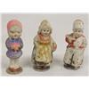 Image 3 : 9 Antique Bisque Dolls On Coin Stands