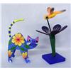 Image 1 : Oaxacan Alebrije Hummingbird and Cat