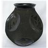 Image 1 : Mata Ortiz Black Textured Pot by J. Gonzalez