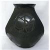 Image 2 : Mata Ortiz Black Textured Pot by J. Gonzalez