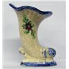 Image 2 : Occupied Japan Pottery Cornucopia Bud Vase