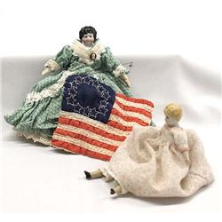 Vintage Betsy Ross Doll and Assistant