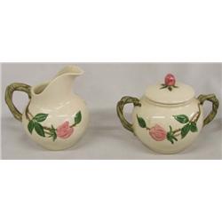 Franciscan Desert Rose Cream & Sugar