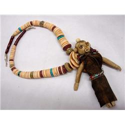 Native American Pueblo Necklace w/Mudhead Pendant