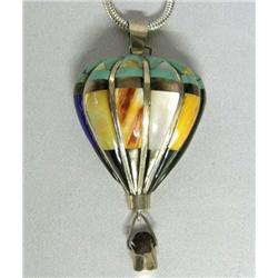Native American Navajo Hot Air Balloon Necklace