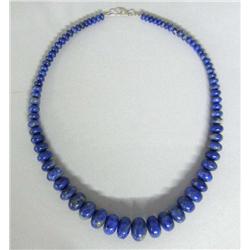 Native American Navajo Blue Denim Necklace