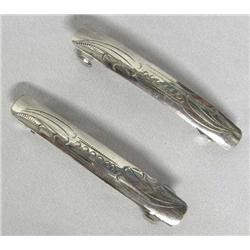 Native American Navajo Sterling Barrettes