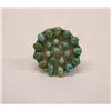 Image 2 : Native American Vintage Zuni Turquoise Petit Point Ring